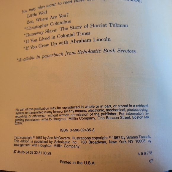 Vtg Scholastic Records "To Much Noise" Cassette Read Along Book - Picture 2 of 2